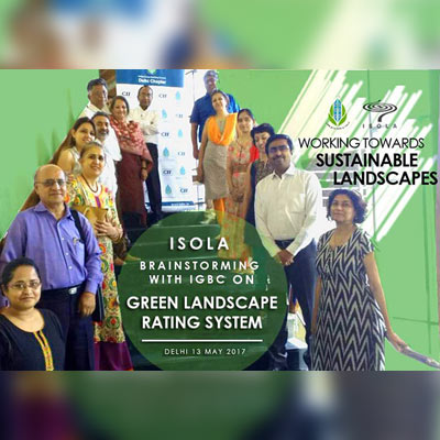 ISOLA Workshop with IGBC on Green Landscape Ratings At IHC, New Delhi
